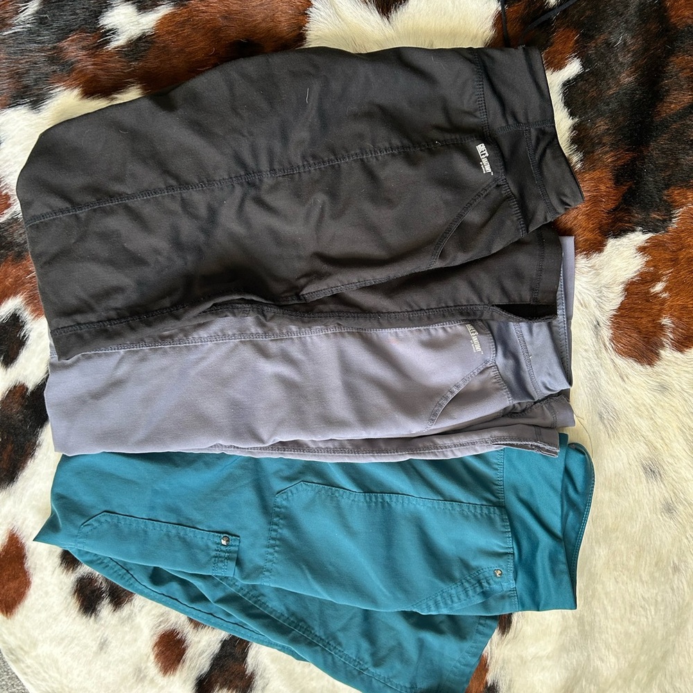 Grey's Anatomy and Healing Hands Scrub Pants - Black, Gray, Teal